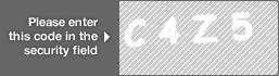 captcha code for visual authentication  letter C number 4 letter Z number 5